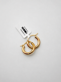 10K Gold Infinity Hoop Earrings
